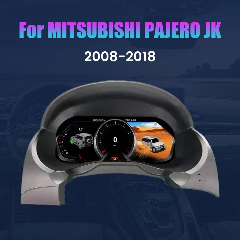 12.3" Inch LCD Car Digital Dashboard Cluster Cockpit For MITSUBISHI PAJERO JK 2008-2018 | PareiAuto