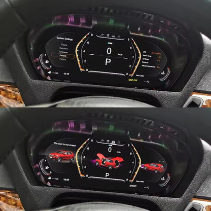For Ford Mustang 2015-2023 Dashboard Display Screen LCD Passenger Side HD Digital Dashboard Speed Meter Car Co-pilot Instrument | PareiAuto