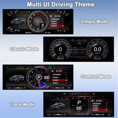 12.3" Inch LCD Dashboard For Cadillac ATS 2014 2015 2016 2017 Car Digital Instrument Cluster Speedometer | PareiAuto