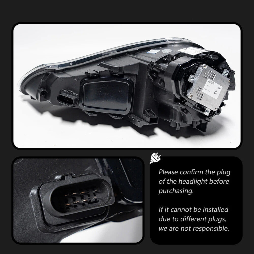 For Porsche Cayenne 2007-2010 LED Headlight DRL Front Turn Signal Light Assembly