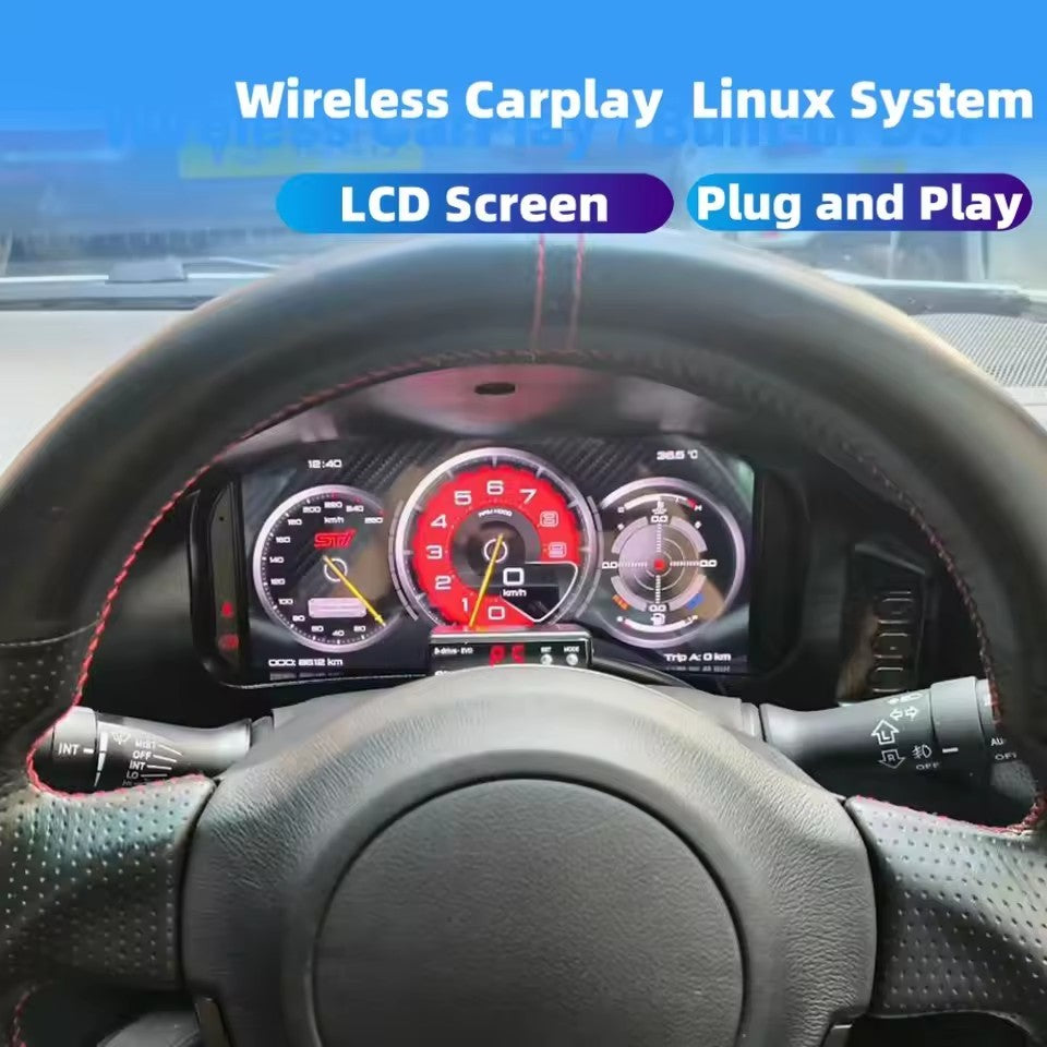 12.3'' Car LCD Digital Dashboard Cluster For Toyota 86 Subaru BRZ 2013-2019 Auto Speedometer Virtual Instrument Paneel Cockpit | PareiAuto