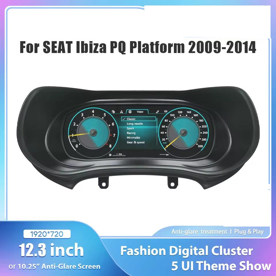 12.3'' Inch LCD Digital Cluster Dashboard For VW Seat Ibiza PQ 2009-2014 Virtual Cockpit | PareiAuto