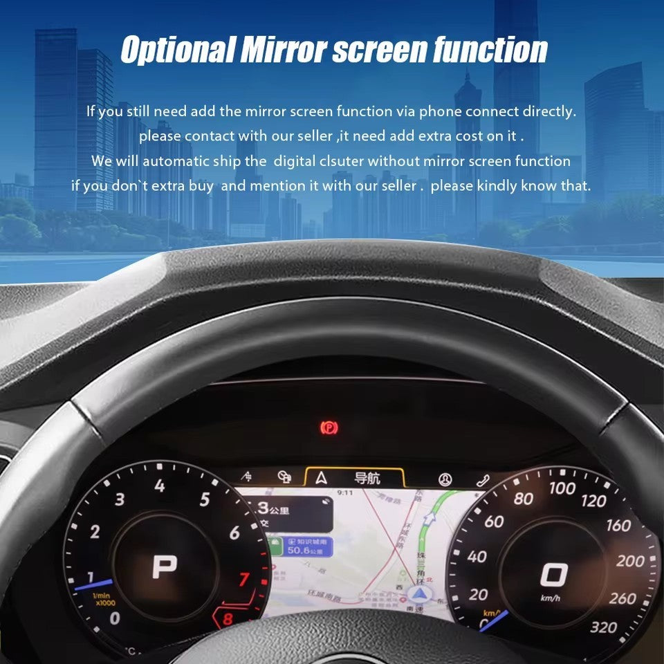 12.3" LCD Digital Cluster Dashboard For VW Tiguan L 2014-2018 instrument panel | PareiAuto