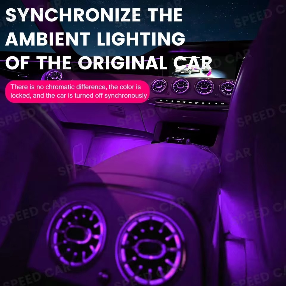 Color Air Outlet 7/64 For Mercedes Benz S-Coupe W217 C217 LED Automotive interior Ambient light