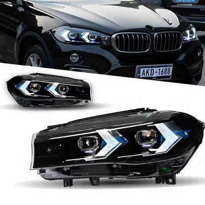 Upgrade Modified LED Headlights For BMW X5 F15 2014-2018 Dynamic Signal HeadLamp LED Headlight Assembly