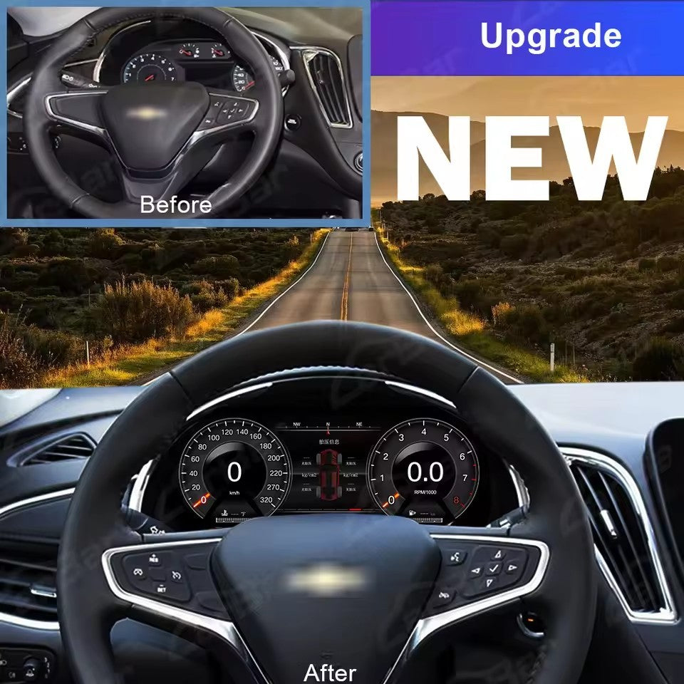 Car Digital Cluster Instrument For Chevrolet Malibu XL 2015-2022 LCD Speed Meter | PareiAuto