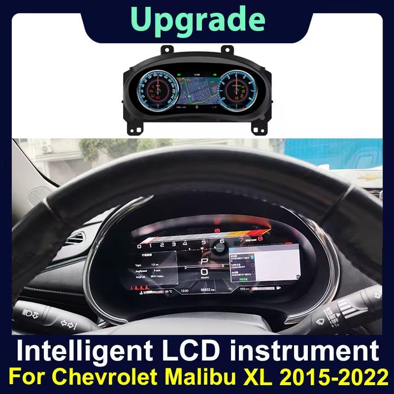 Car Digital Cluster Instrument For Chevrolet Malibu XL 2015-2022 LCD Speed Meter | PareiAuto
