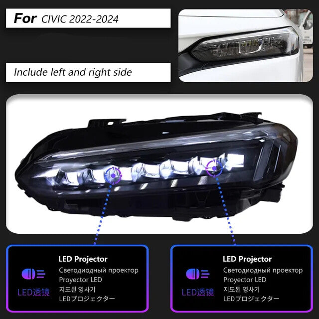 LED Headlight Assembly