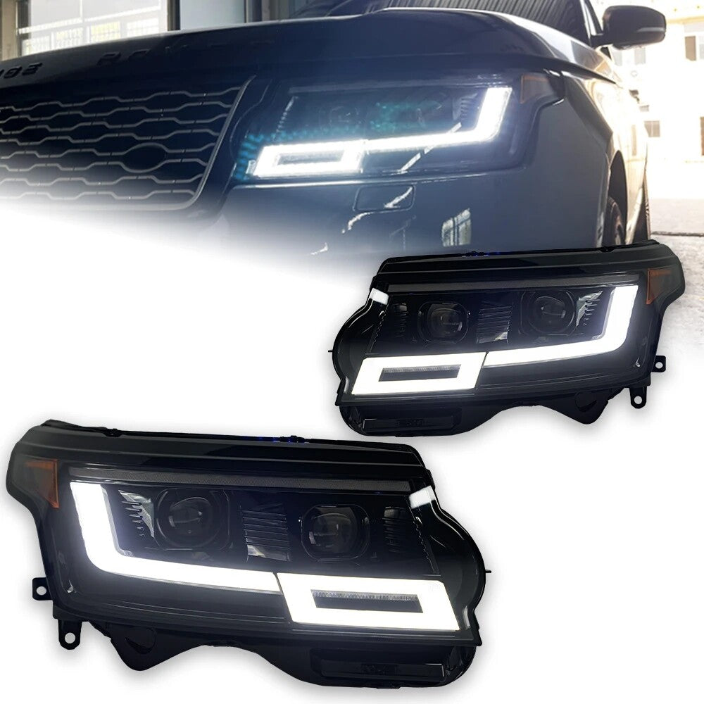 LED DRL Headlight For Range Rover Sport 2013 2014 2015 2016 2017 Start Up Animation Turn Signal Assembly