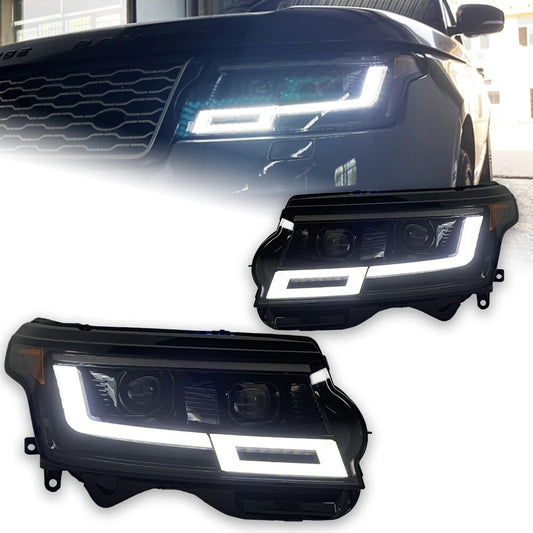 LED DRL Headlight For Range Rover Sport 2013 2014 2015 2016 2017 Start Up Animation Turn Signal Assembly