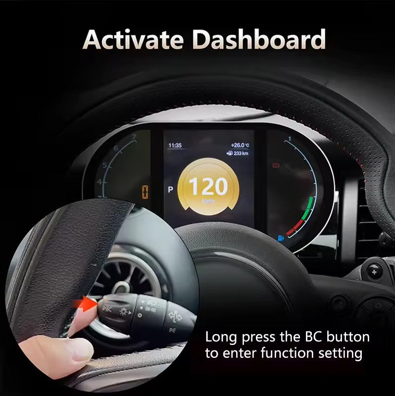 5 inch For BMW Mini R Series R55 R56 2006-2016 LCD Digital Cluster Speedmeter Dashboard | PareiAuto