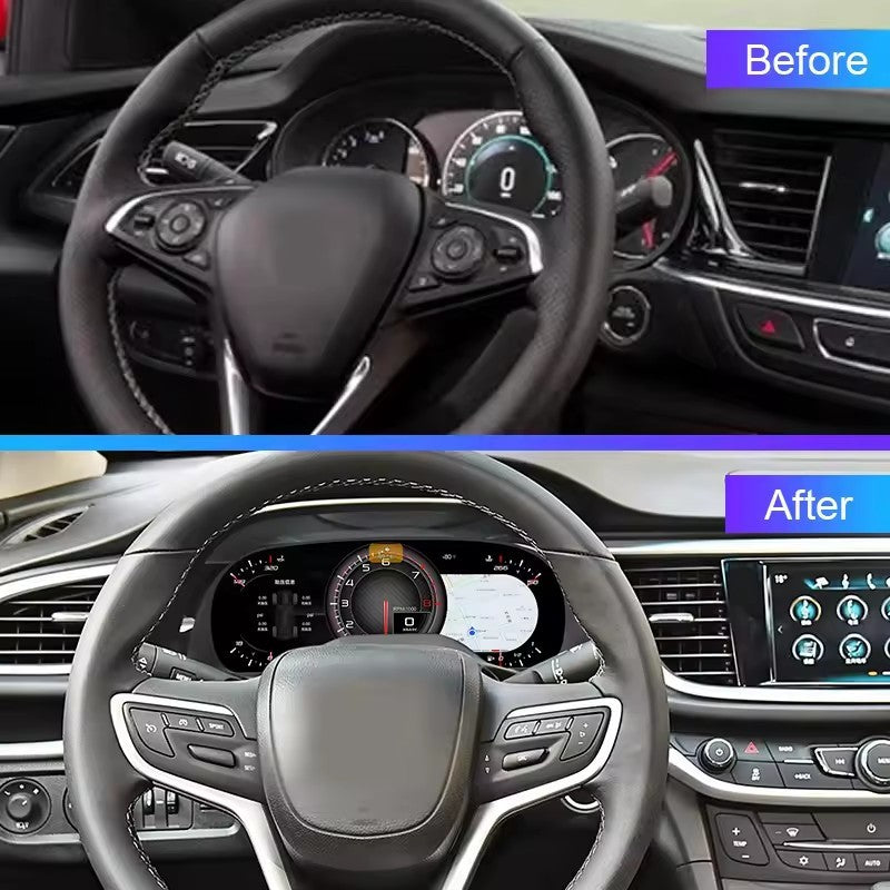 12.3Inch Digital Speedometer Lcd Instrument Cluster For Buick Regal 2016 2017 2018 2019 2020 2021 2022 2023 2024 | PareiAuto