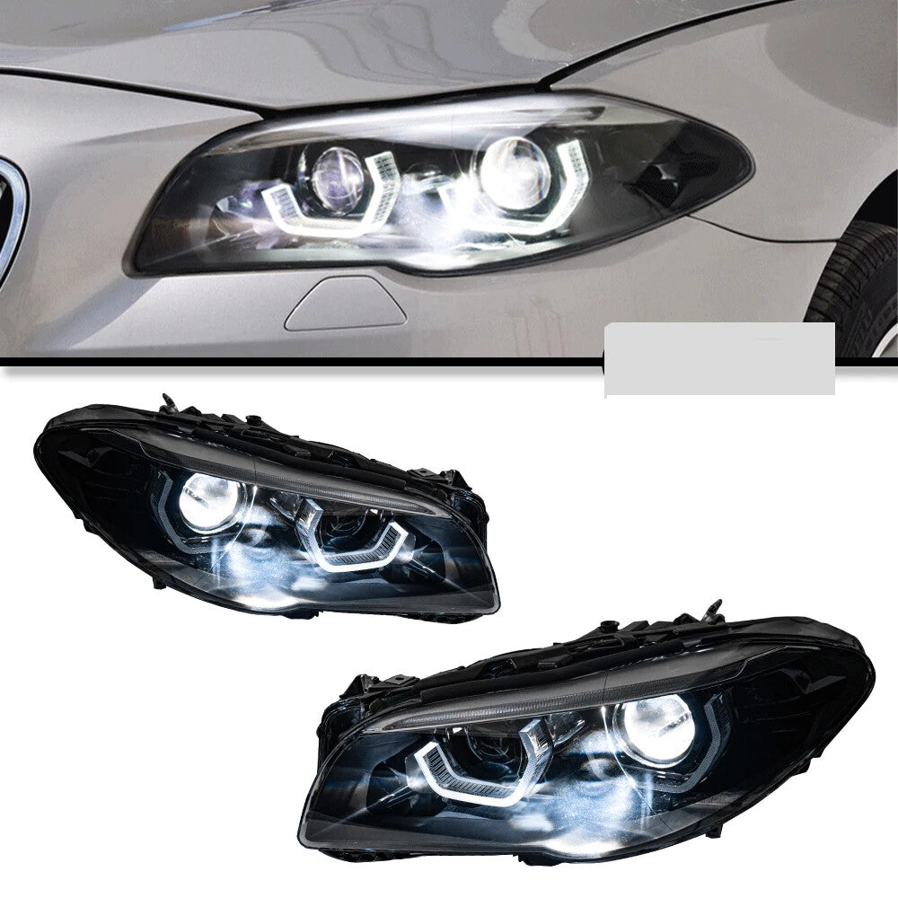 For BMW F10 Headlights 2010 2011 2012 2013 2014 2015 2016 520i 525i 530i LED Daytime Light Projector Lens LED Headlight Assembly