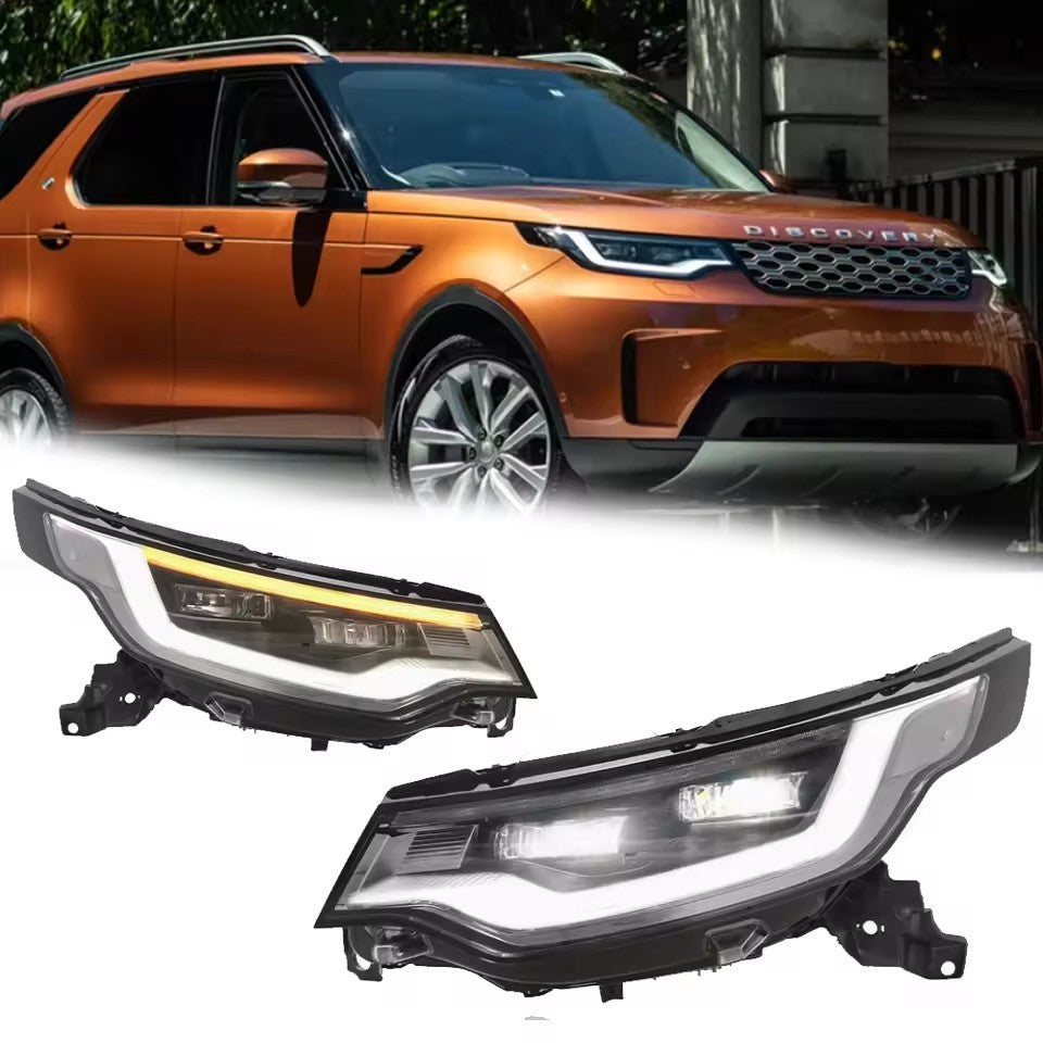 LED HeadLights For Land Rover Discovry 5 2017 2018 2019 2020 DRL Assembly Turn Signal Modified LED Headlight Assembly