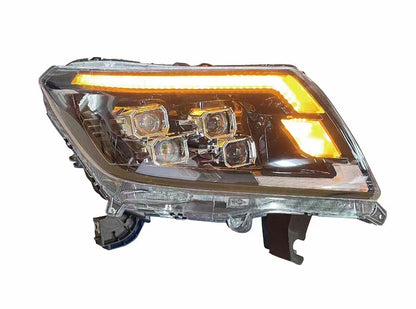 LED Headlights Front DRL Sequential Turn Signal Lights For Nissan NAVARA NP300 2014-2021