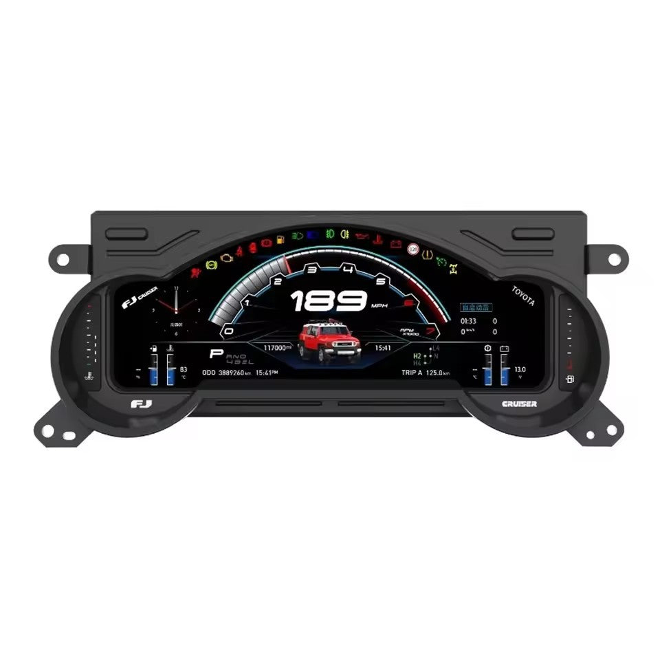 12.3" LCD Digital Dashboard Cluster Cockpit For TOYOTA FJ LAND CRUISER 2007-2024 | PareiAuto