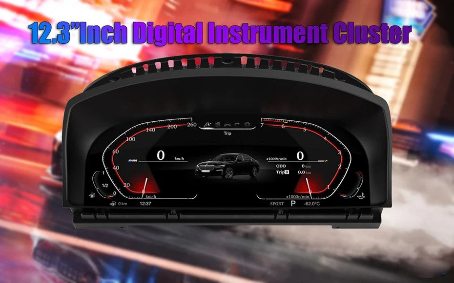 12.3''Digital Instrument Cluster Speedometer For BMW 7 Series E65 E66 2002-2008 | PareiAuto