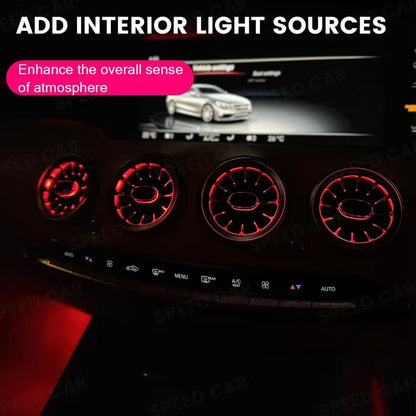Color Air Outlet 7/64 For Mercedes Benz S-Coupe W217 C217 LED Automotive interior Ambient light