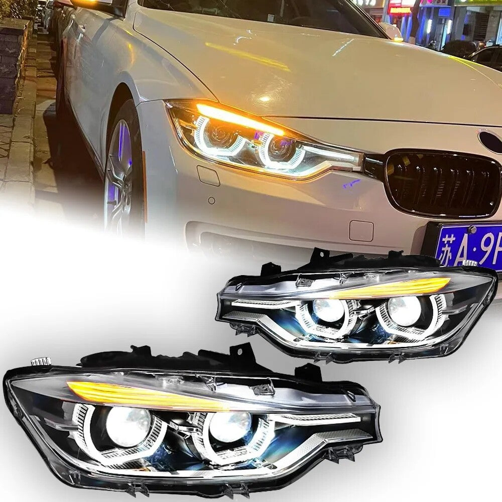 LED Headlight For BMW F30 F35 3 Series 320i 325i 2013 2014 2015 2016 2017 2018 Front DRL Lamps Assembly LED Headlight Assembly
