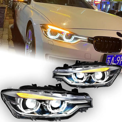 LED Headlight For BMW F30 F35 3 Series 320i 325i 2013 2014 2015 2016 2017 2018 Front DRL Lamps Assembly LED Headlight Assembly