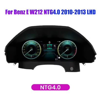 12.3" Inch LCD Digital Dashboard Cluster For Benz E W212 2010 2011 2012 2013 2014 2015 Instrument Panel | PareiAuto