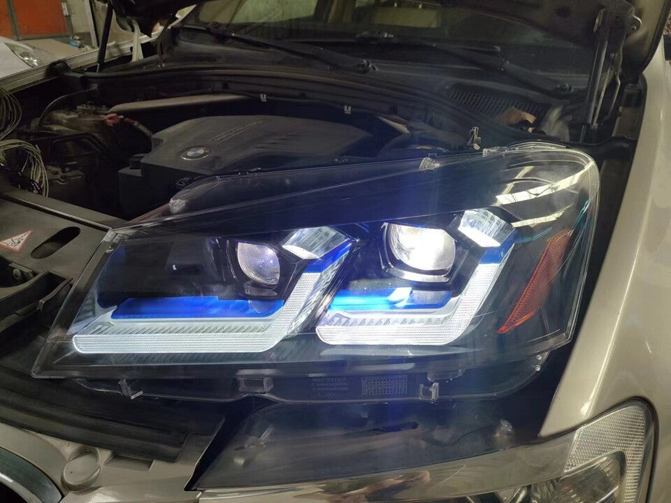LED Headlight For BMW X3 F25 2010 2011 2012 2013 2014 Projector Lens Pre-LCI Front DRL Turn Signal Headlamps