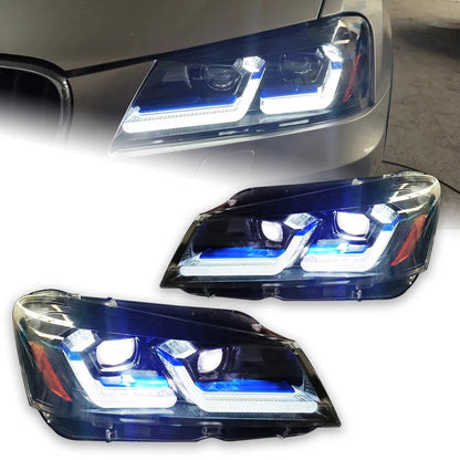 LED Headlight For BMW X3 F25 2010 2011 2012 2013 2014 Projector Lens Pre-LCI Front DRL Turn Signal Headlamps
