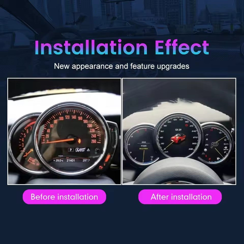 3.4" LCD Digital Cluster Dashboard For BMW MINI Cooper F55 F56 F57 2006-2023 Speedometer | PareiAuto