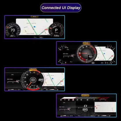 For Dodge Challenger 12.3" Inch LCD Digital Instrument Cluster For 2012-2018 With Carplay | PareiAuto