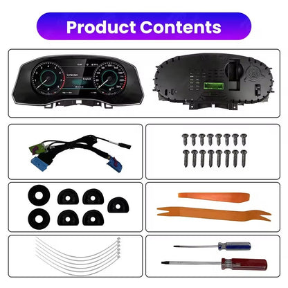 12.3" LCD Digital Cluster For VW Amarok 2017-2020 Dashboard Virtual Instrument | PareiAuto