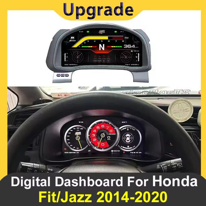 For Honda Fit Jazz 2014 2015 2016 2017 2018 2019 2020 LCD Car Digital Dashboard Cluster Virtual Instrument | PareiAuto