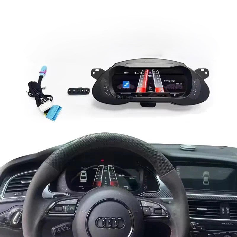 CarPlay Digital Cluster Speedometer Dashboard For Audi A4 A5 S5 B8 2008-2016 | PareiAuto