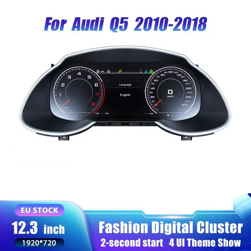 12.3" LCD Digital Dashboard For Audi Q5 2010-2018 Carplay Cluster Instrument Paneel Cockpit | PareiAuto