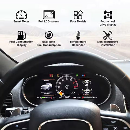 LCD Digital Cluster Dashboard For Dodge Durango 2011-2020 Speedometer CarPlay | PareiAuto