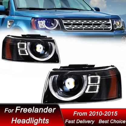 Headlights For Land Rover Freelander 2 2007-2015 Front LED DRL Turn Signal HeadLamps LED Headlight Assembly