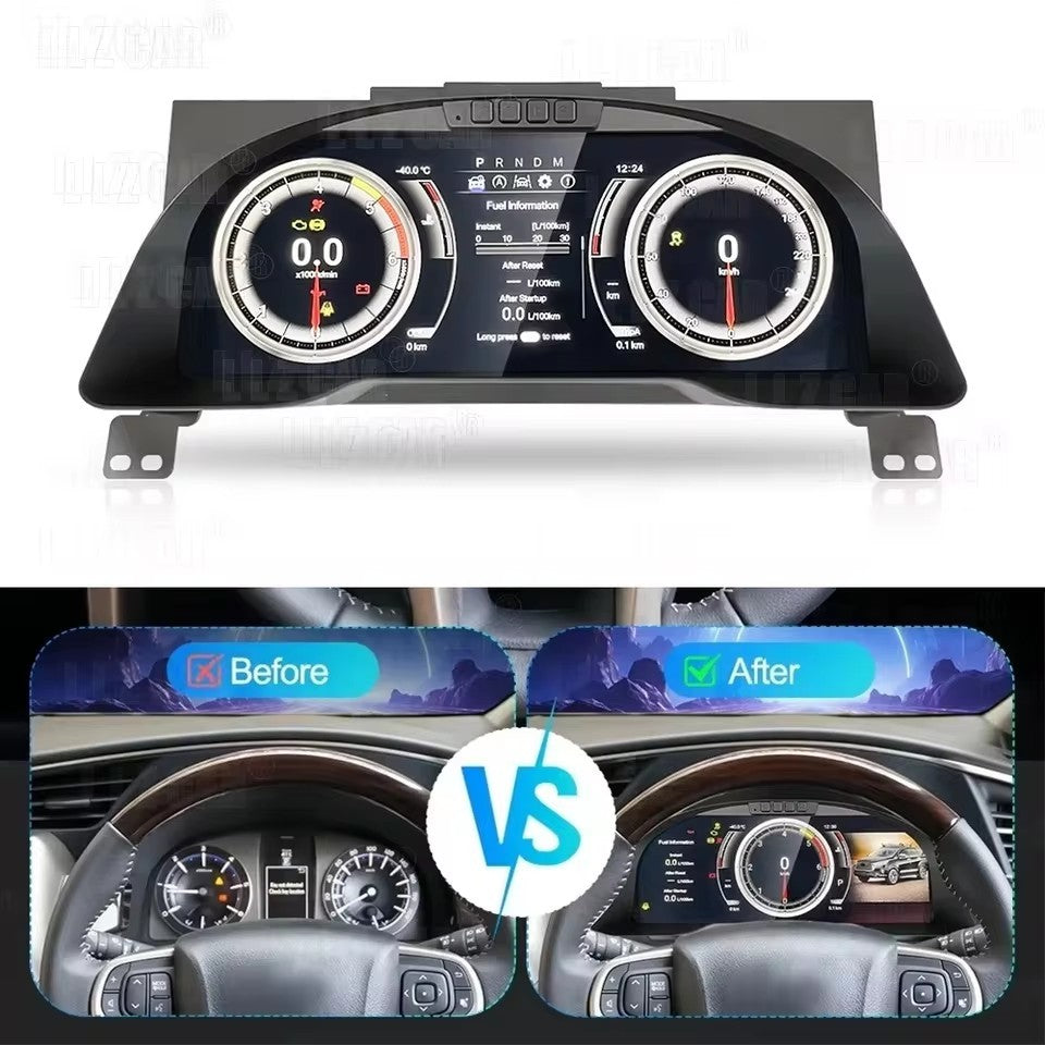 Digital Cluster For Toyota Innova 2016-2022 Virtual Cockpit Speed Meter Car Dashboard Display Instrument LCD Screen Display | PareiAuto