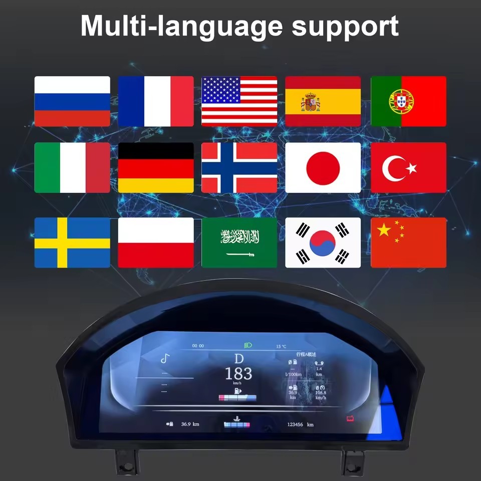 LCD Digital Cluster Dashboard For Land Rover Discovery 3/Range Rover Sport 2005-2009 | PareiAuto