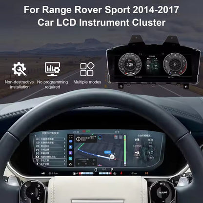 12.3" Inch LCD Digital Cluster Speedometer For Land Rover Range Rover Sport L494 2014 2015 2016 2017 | PareiAuto