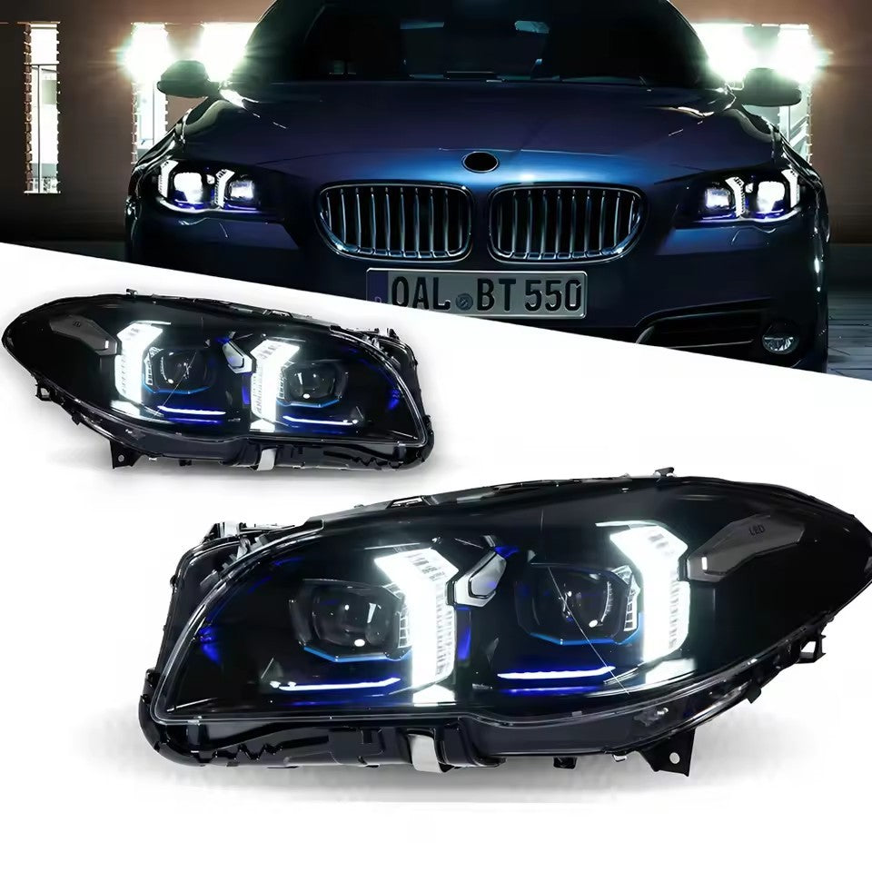 LED Headlights For BMW 5 Series F10 F18 2010-2017 Front DRL Turn Signal Headlamps LED Headlight Assembly