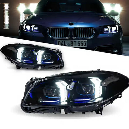 LED Headlights For BMW 5 Series F10 F18 2010-2017 Front DRL Turn Signal Headlamps LED Headlight Assembly