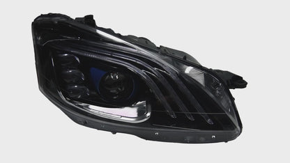 For 2006 2007 2008 2009 Mercedes-Benz W221 S-Class DRL Front LED Turn Signal Projector Lens Headlights