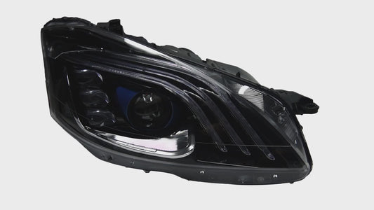 For 2006 2007 2008 2009 Mercedes-Benz W221 S-Class DRL Front LED Turn Signal Projector Lens Headlights